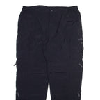 MOORHEAD Detachable Legs Mens Trousers Black Relaxed Straight Nylon W36 L29