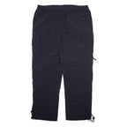 MOORHEAD Detachable Legs Mens Trousers Black Relaxed Straight Nylon W36 L29