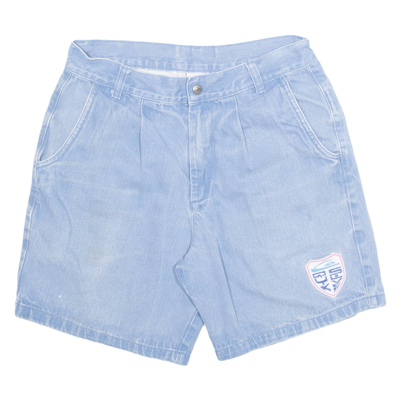 QUIKSILVER X Stranger Things Womens Denim Shorts Blue M W31