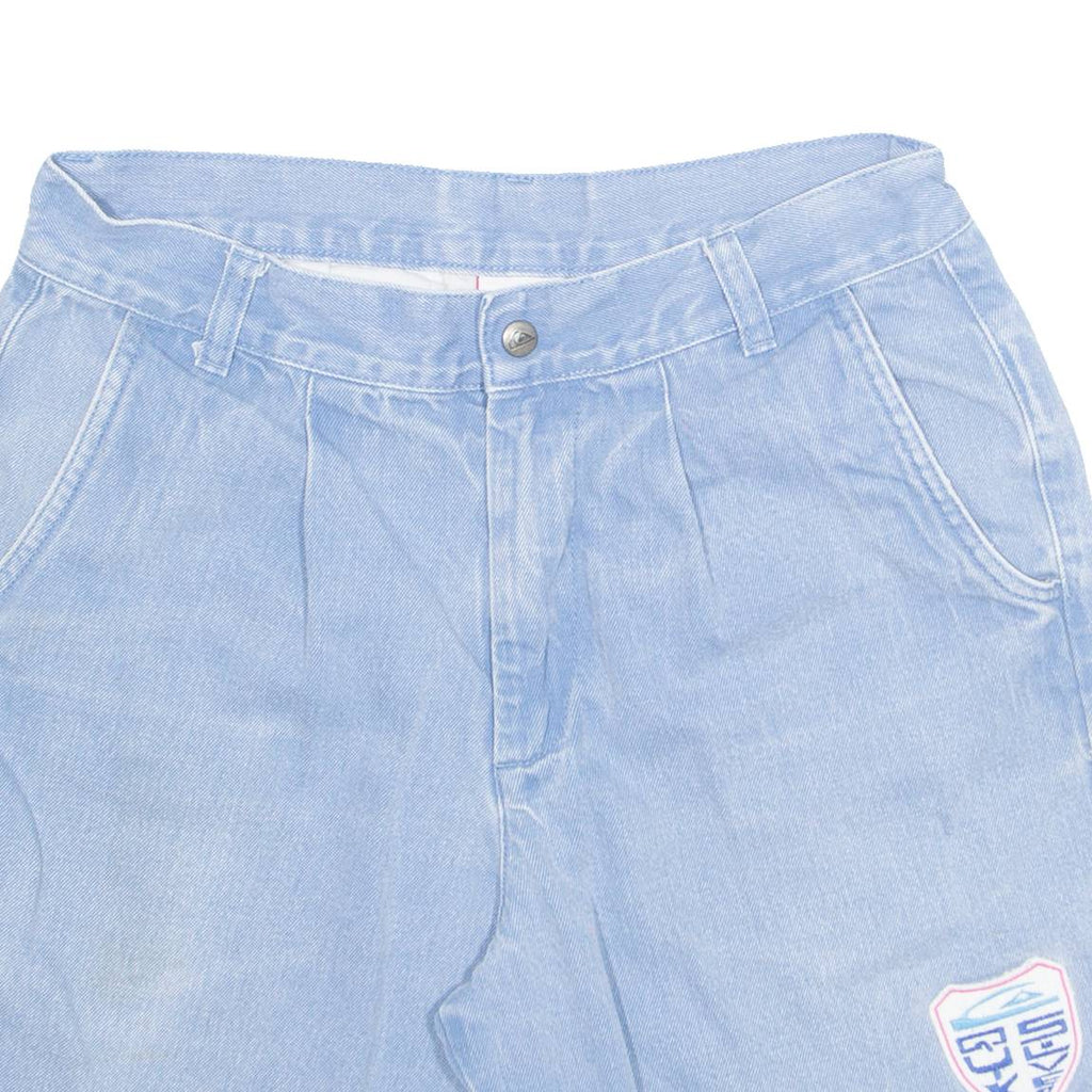 QUIKSILVER X Stranger Things Womens Denim Shorts Blue M W31
