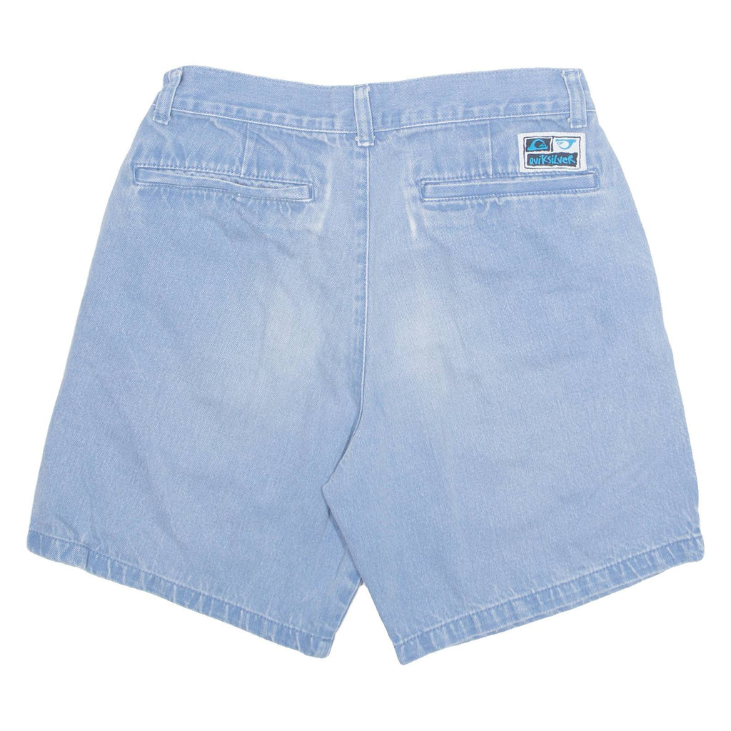 QUIKSILVER X Stranger Things Womens Denim Shorts Blue M W31