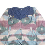 Womens Jacket Pink Crazy Pattern XL