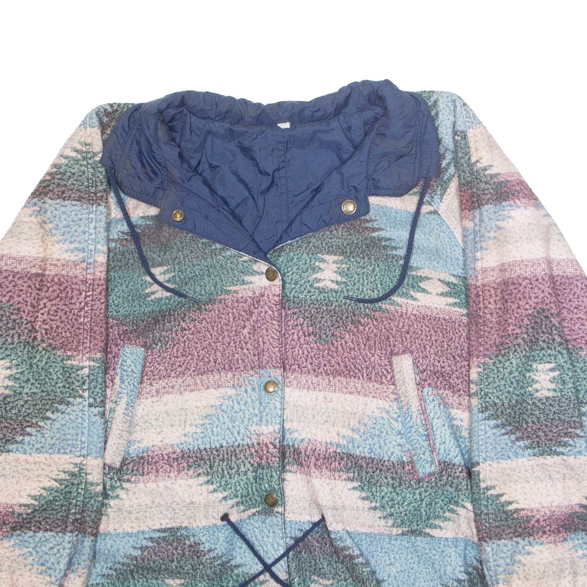 Womens Jacket Pink Crazy Pattern XL
