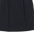 MAX MARA Womens Black Pencil Knee Length Wool Skirt Belted Zip UK 16 Classic