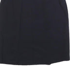 MAX MARA Womens Black Pencil Knee Length Wool Skirt Belted Zip UK 16 Classic