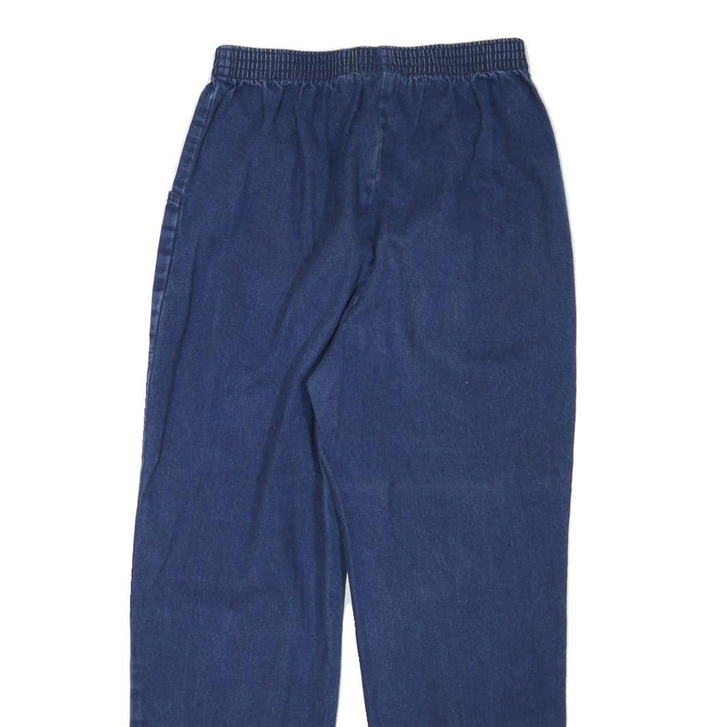 CLASSIC ELEMENTS Womens Relaxed Blue Denim Jeans W26 L27 Elastic Waistband