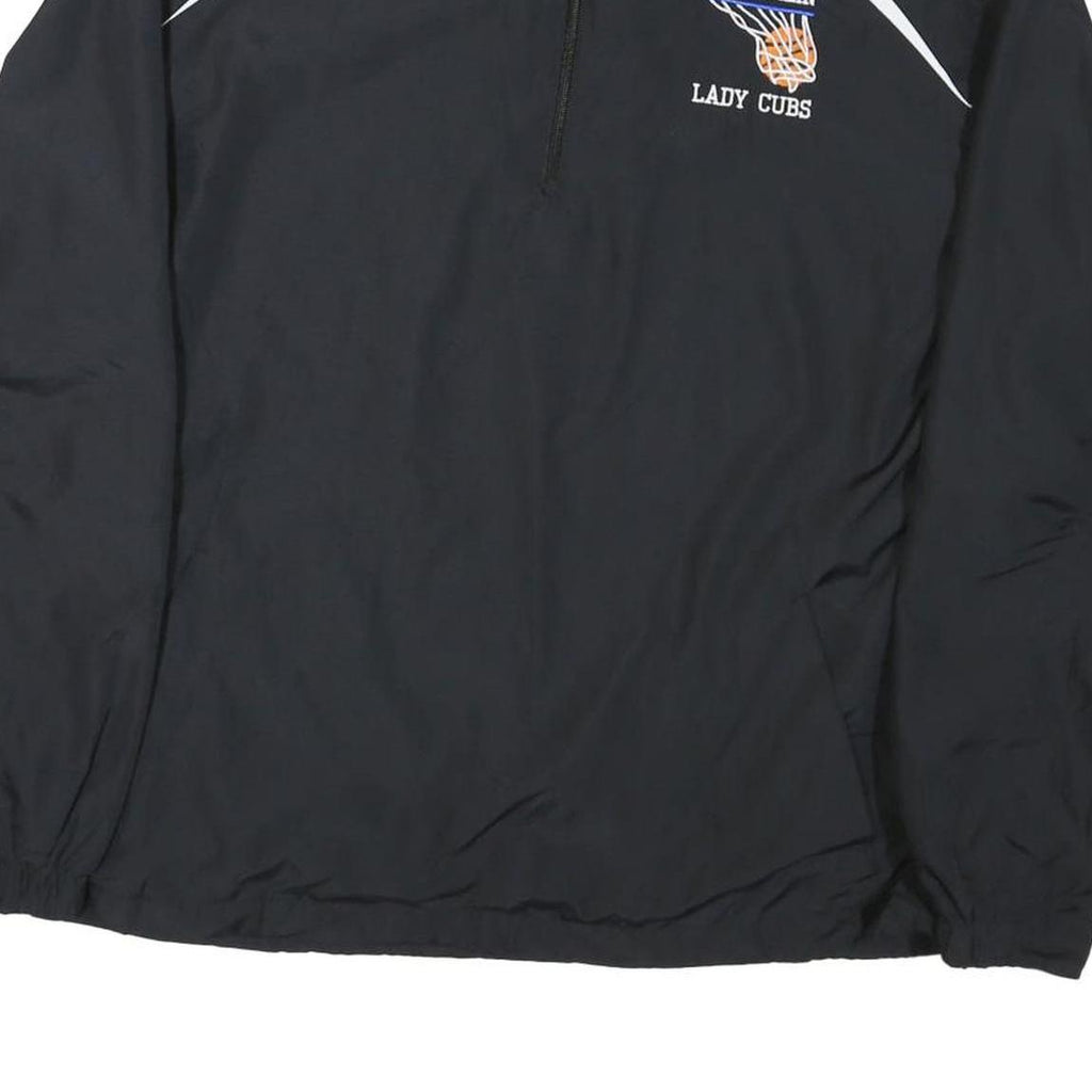 SPORT TEK Womens Black & White Franklin Lady Cubs Zip Jacket L Nylon Sportswear