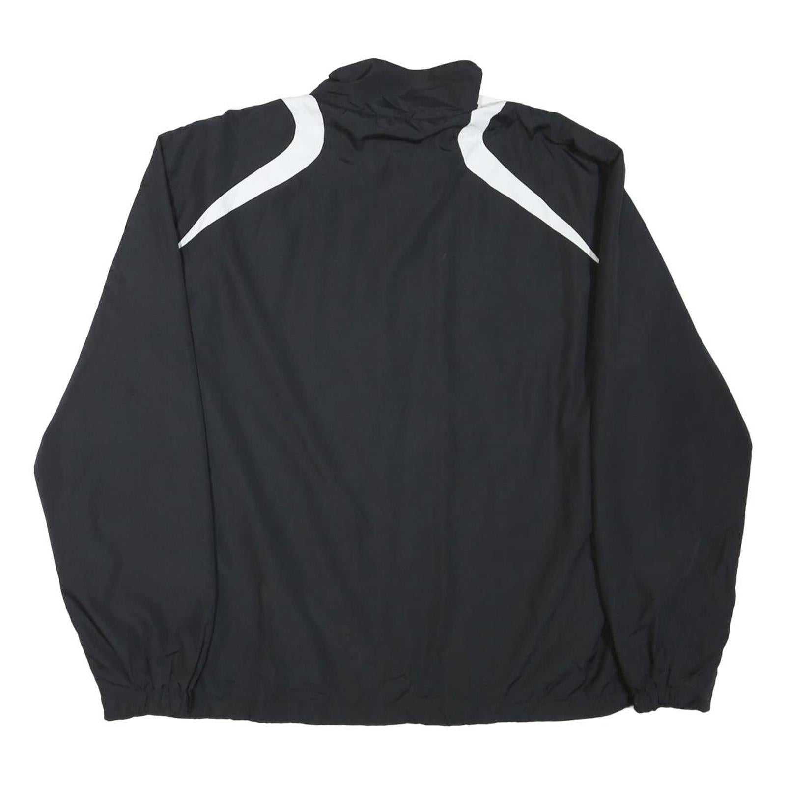 SPORT TEK Womens Black & White Franklin Lady Cubs Zip Jacket L Nylon Sportswear