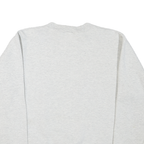 Mens Grey Wisconsin Rose Bowl Graphic T-Shirt M Long Sleeve Crew Neck Cotton