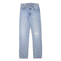 LEVI'S 501 Womens Jeans Blue Regular Straight Denim Light W26 L31 Classic Fit