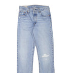 LEVI'S 501 Womens Jeans Blue Regular Straight Denim Light W26 L31 Classic Fit