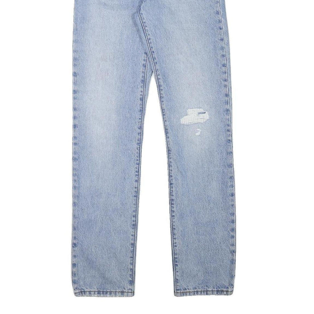 LEVI'S 501 Womens Jeans Blue Regular Straight Denim Light W26 L31 Classic Fit