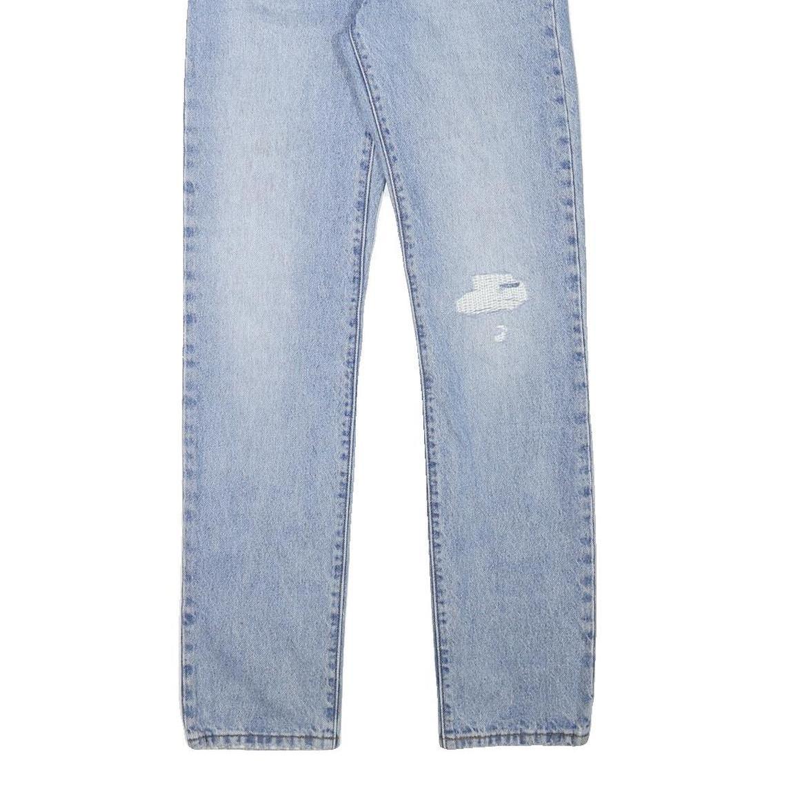 LEVI'S 501 Womens Jeans Blue Regular Straight Denim Light W26 L31 Classic Fit