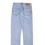 LEVI'S 501 Womens Jeans Blue Regular Straight Denim Light W26 L31 Classic Fit