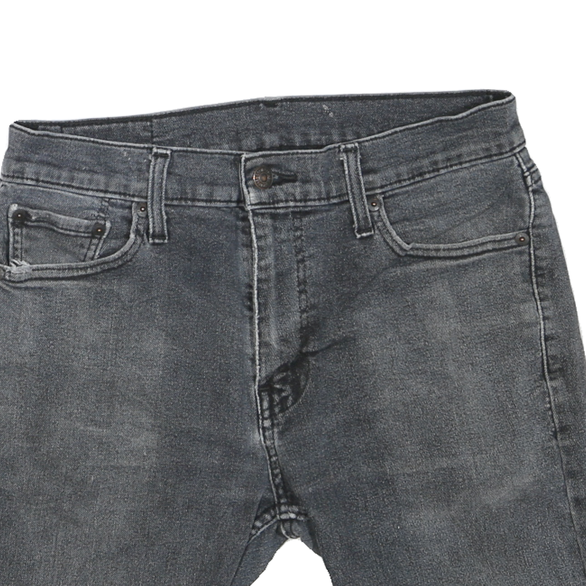 LEVI'S Mens Shorts Blue Denim Cut-Off M W30 Frayed Hem Casual Summer