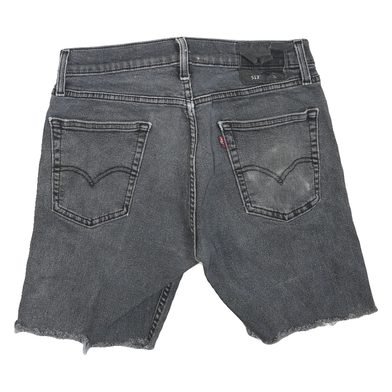 LEVI'S Mens Shorts Blue Denim Cut-Off M W30 Frayed Hem Casual Summer