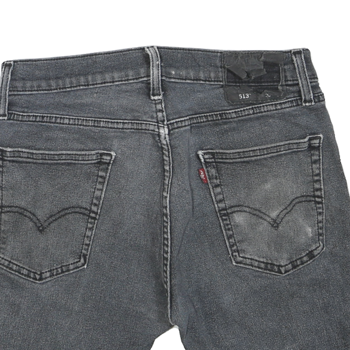 LEVI'S Mens Shorts Blue Denim Cut-Off M W30 Frayed Hem Casual Summer