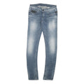 G-STAR Mens Slim Blue Denim Light Wash Jeans W29 L32 Zip Closure