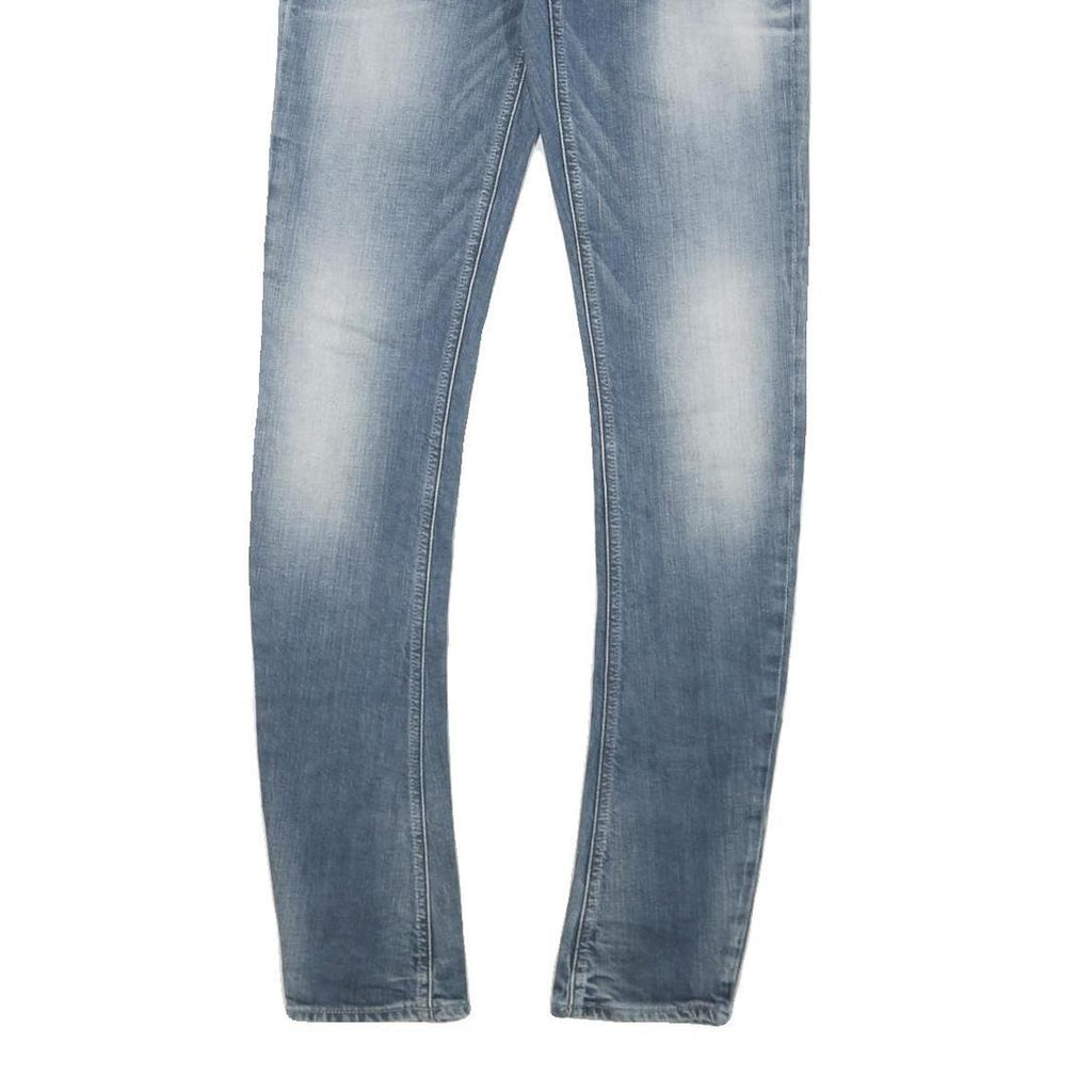 G-STAR Mens Slim Blue Denim Light Wash Jeans W29 L32 Zip Closure