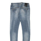 G-STAR Mens Slim Blue Denim Light Wash Jeans W29 L32 Zip Closure