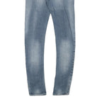 G-STAR Mens Slim Blue Denim Light Wash Jeans W29 L32 Zip Closure