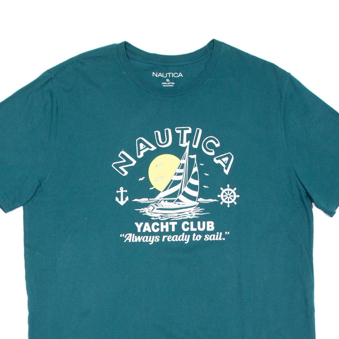 NAUTICA Mens T-Shirt Green XL