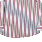 WRANGLER Mens Red & White Stripe Shirt 2XL Western Style Casual Cotton Blend