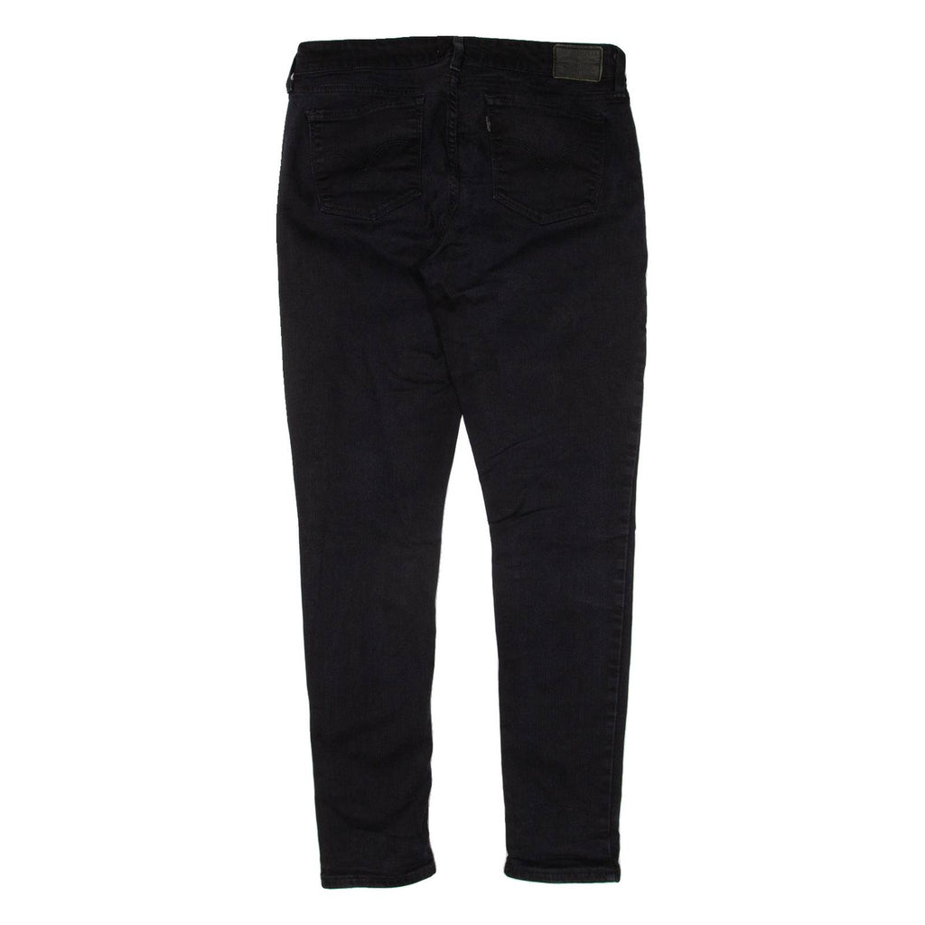 LEVI'S 711 BIG E Womens Trousers Black Slim Skinny W30 L27