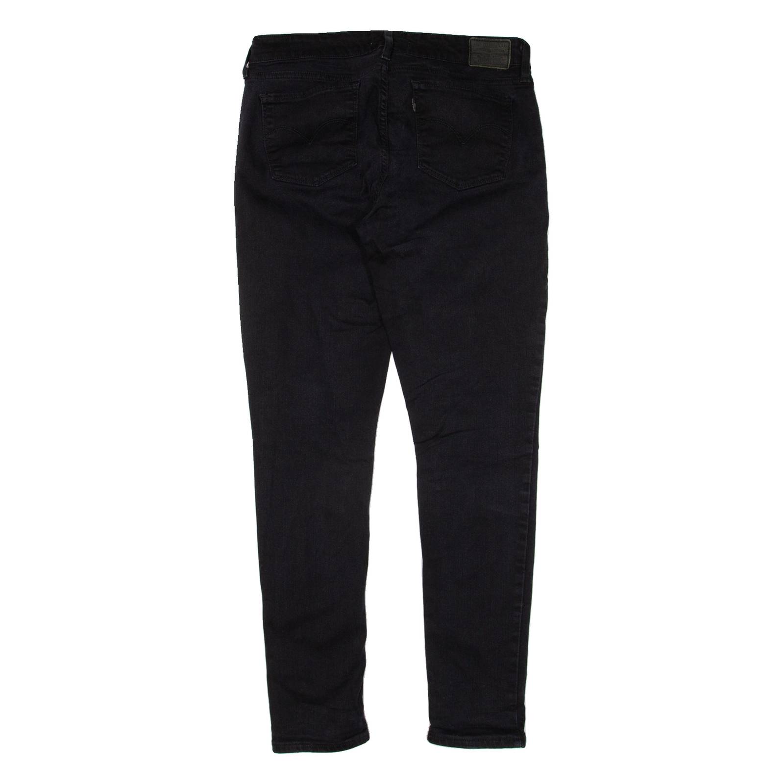 LEVI'S 711 BIG E Womens Trousers Black Slim Skinny W30 L27