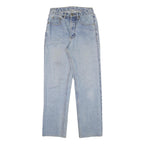 TEDDYS Mens Regular Fit Light Blue Denim Jeans W26 L28 Cotton Blend Zip