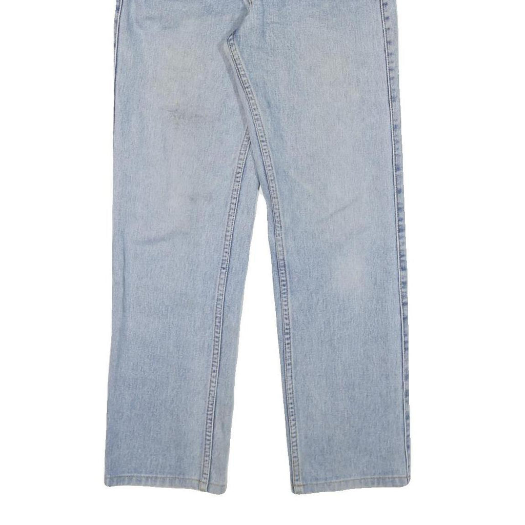 TEDDYS Mens Regular Fit Light Blue Denim Jeans W26 L28 Cotton Blend Zip