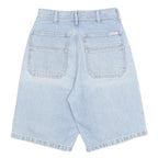 EDWIN Womens Denim Shorts Blue S W27 Casual Cotton Light Wash