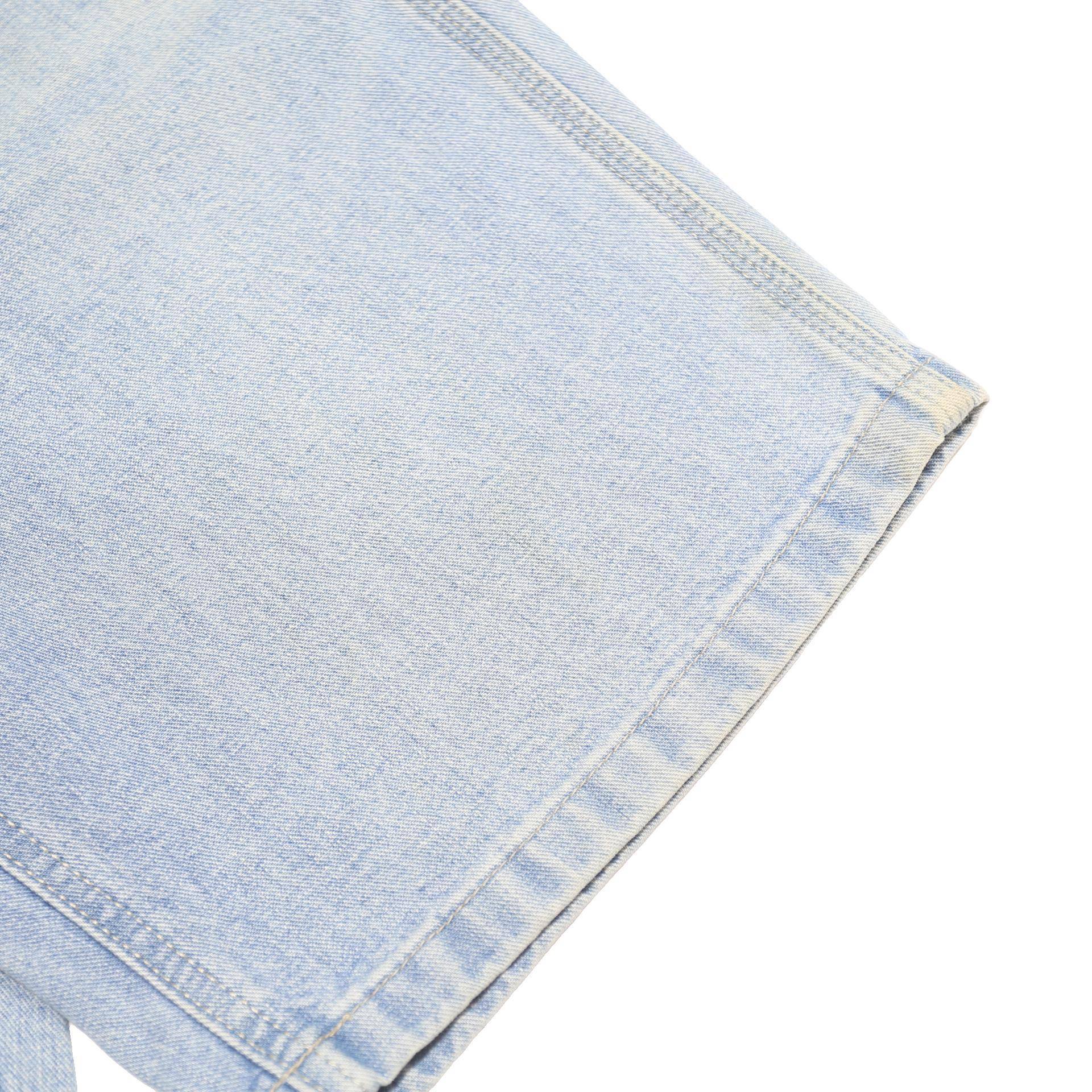 EDWIN Womens Denim Shorts Blue S W27 Casual Cotton Light Wash