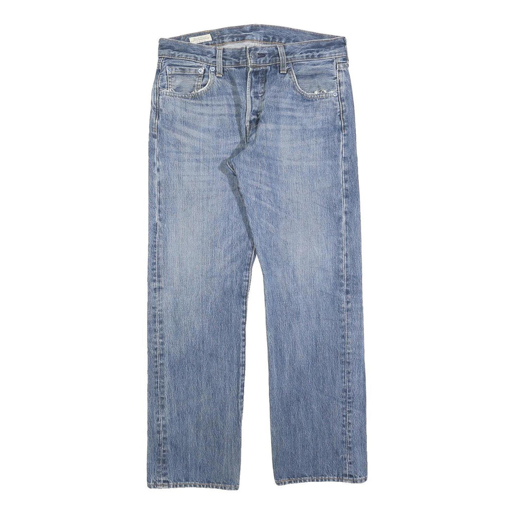 LEVI'S 501 BIG E Mens Jeans Blue Regular Straight Denim Light W30 L30 Classic