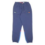 ELLESSE Womens Joggers Blue & Red 2XL W28 L30 Classic Tapered Fit Track Pants