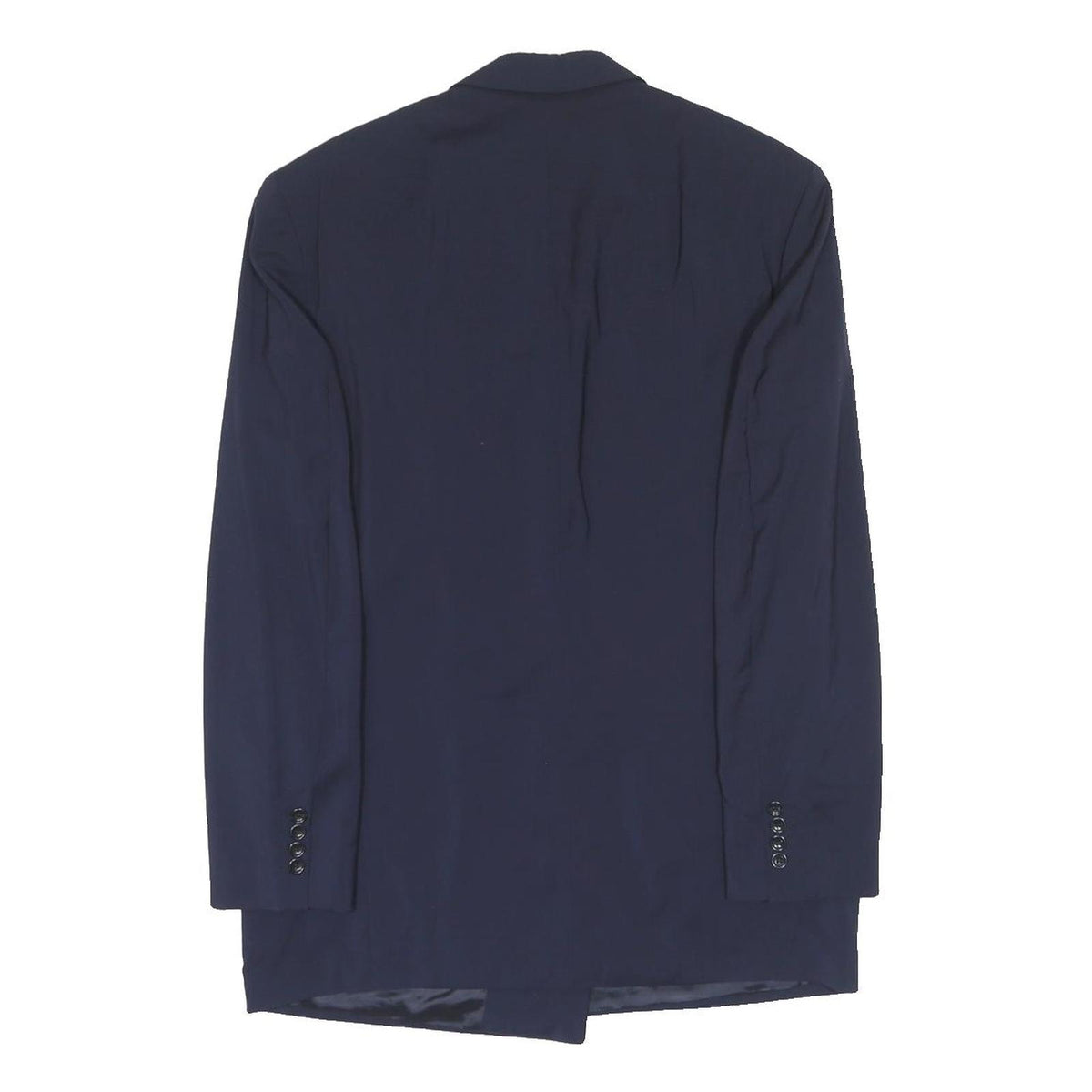 BOSS HUGO BOSS Mens Navy Double Breasted Wool Jacket L Wool Blazer Button