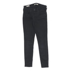 LEVI'S 711 BIG E Womens Jeans Black Slim Skinny Denim W27 L30 Cotton Blend Zip