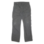DICKIES Mens Cotton Grey Regular Straight Trousers W34 L34 Workwear Casual