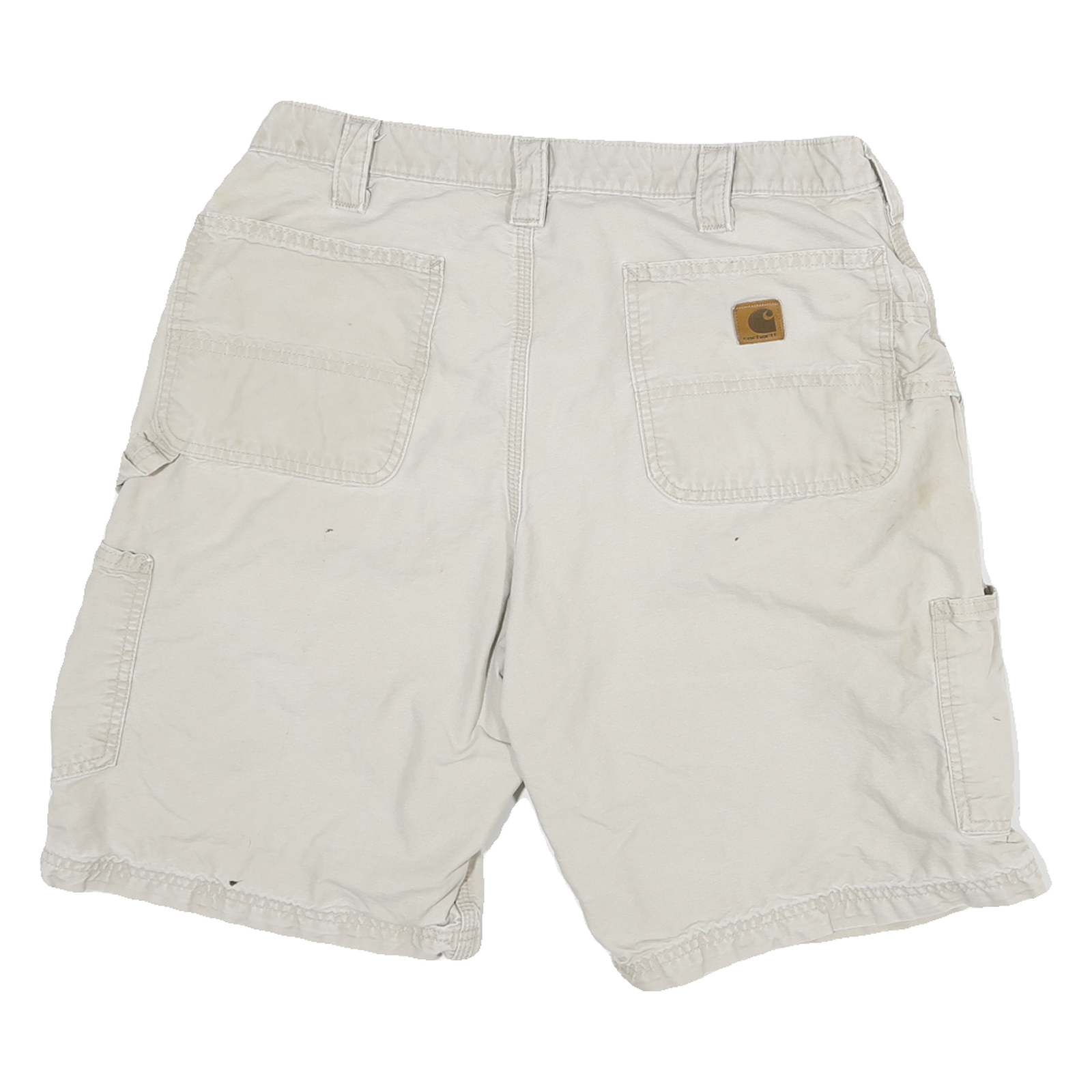 CARHARTT Mens Shorts Beige Casual Cotton Blend L W32 Utility Workwear
