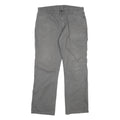 DICKIES Mens Grey Regular Fit Straight Cotton Blend Jeans W36 L32 Zip Pocket
