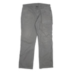 DICKIES Mens Grey Regular Fit Straight Cotton Blend Jeans W36 L32 Zip Pocket