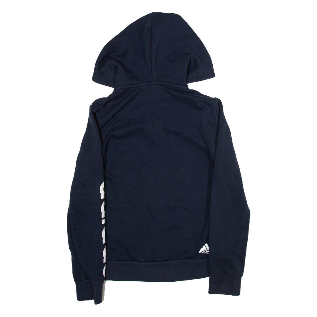 ADIDAS Mens Blue Hoodie S