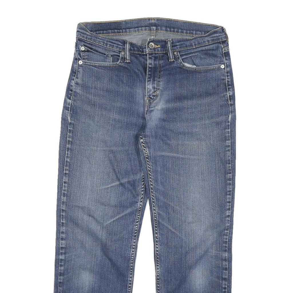 LEVI'S 514 Slim Mens Jeans Blue Denim Slim Straight Denim Medium W30 L27 Classic