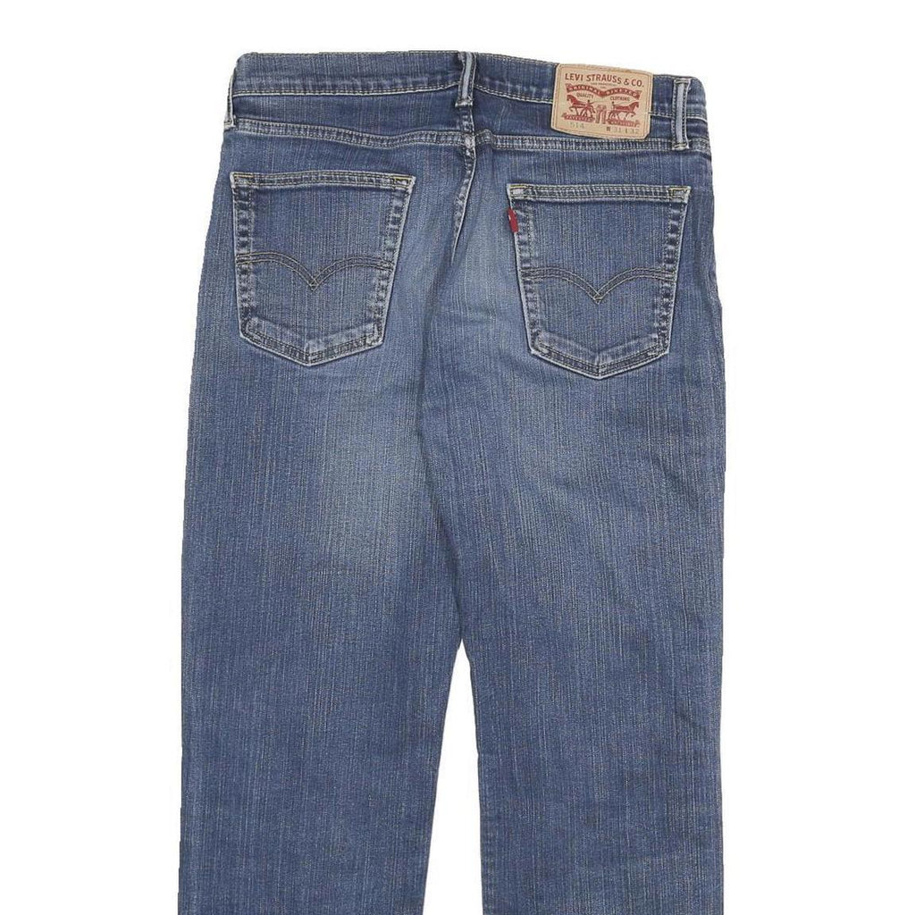 LEVI'S 514 Slim Mens Jeans Blue Denim Slim Straight Denim Medium W30 L27 Classic