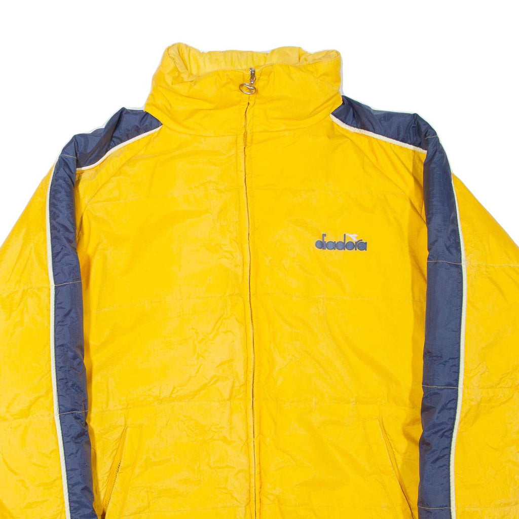 DIADORA Mens Puffer Jacket Yellow XL