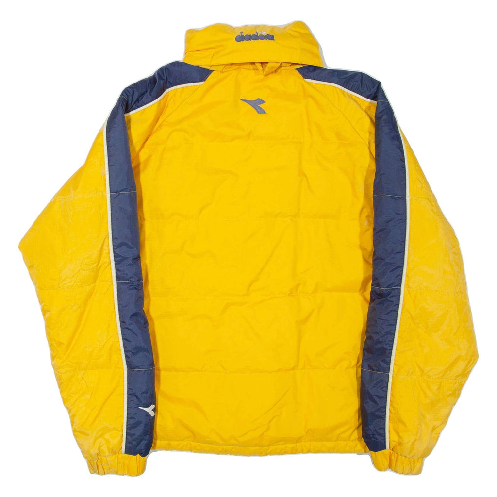 DIADORA Mens Puffer Jacket Yellow XL