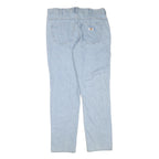 DICKIES Mens Jeans Blue Regular Straight Denim Light W36 L34 Classic Fit Zip