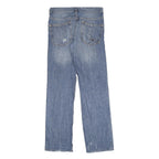 FCUK Mens Jeans Blue Regular Straight Denim Medium W30 L34 Cotton Button