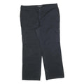 DICKIES Womens Cotton Blend Black Relaxed Cargo Trousers W40 L30 Utility