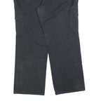 DICKIES Womens Cotton Blend Black Relaxed Cargo Trousers W40 L30 Utility